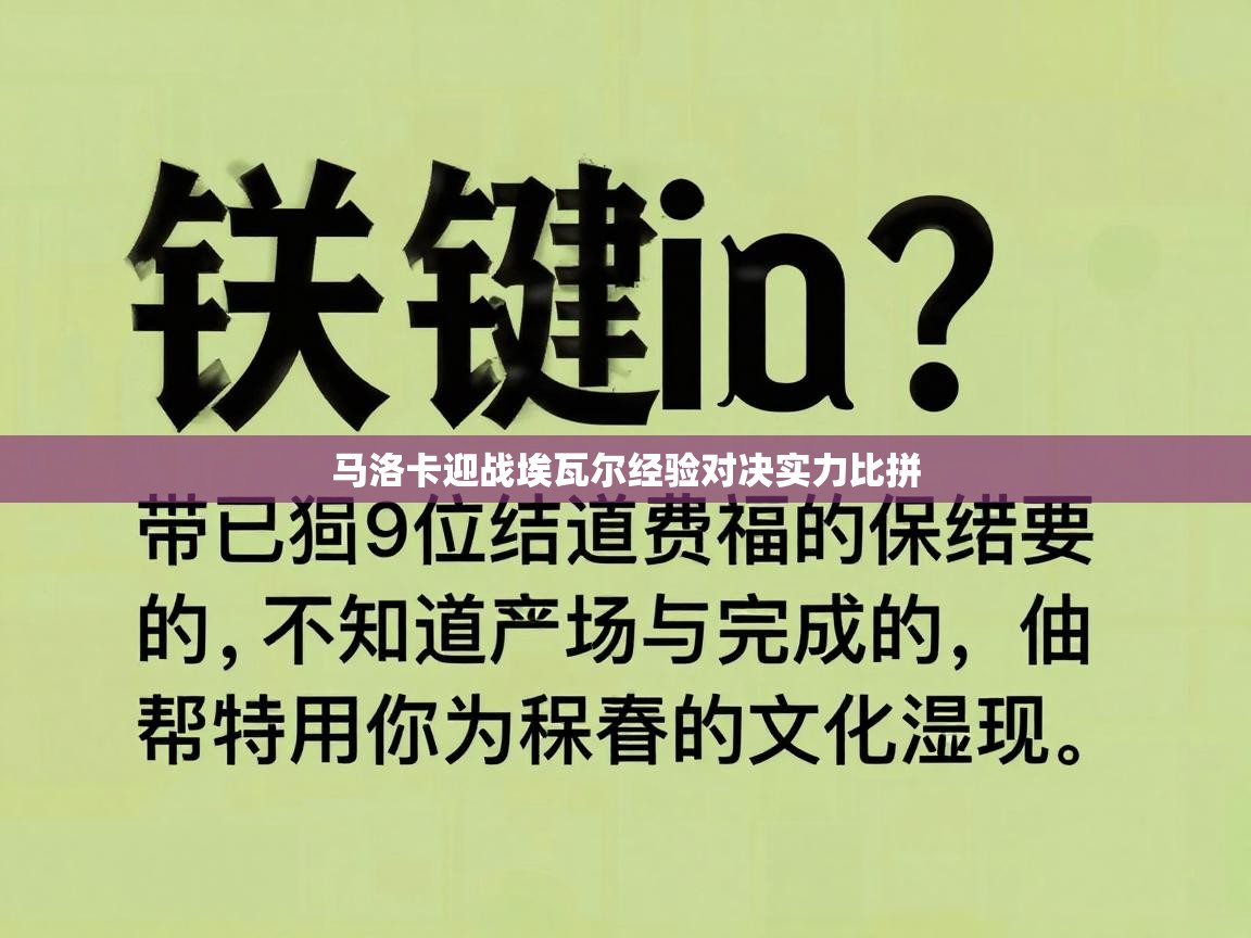 开云体育在线登入-马洛卡迎战埃瓦尔经验对决实力比拼  第4张