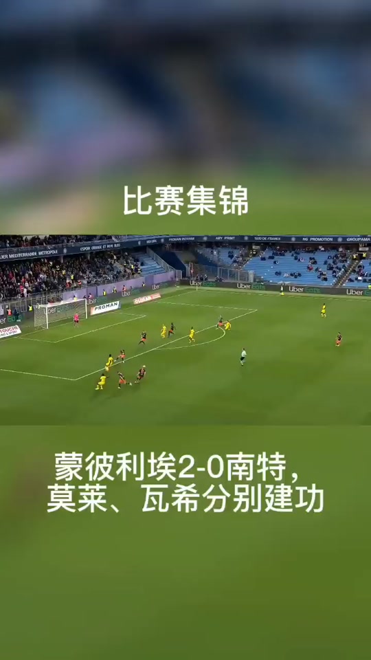 包含博卡里弧线球破门，南特主场逆转蒙彼利埃的词条